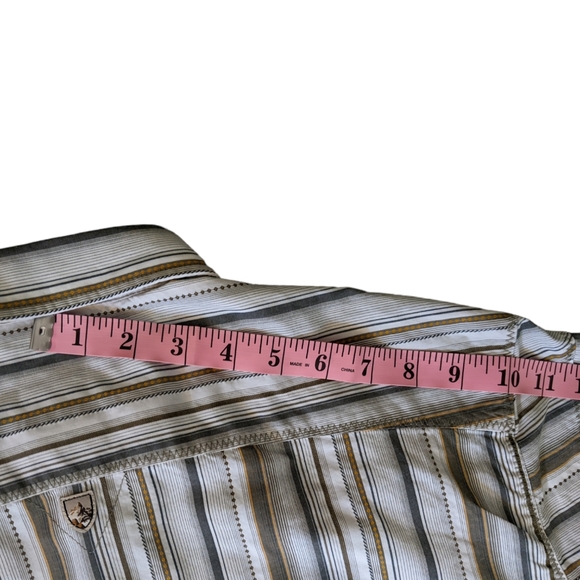 Kuhl Suncel Button Up Short Sleeve Shirt Men's Size L Hiking - Picture 5 of 15